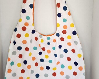 Polka Dot Tote Bag - Etsy