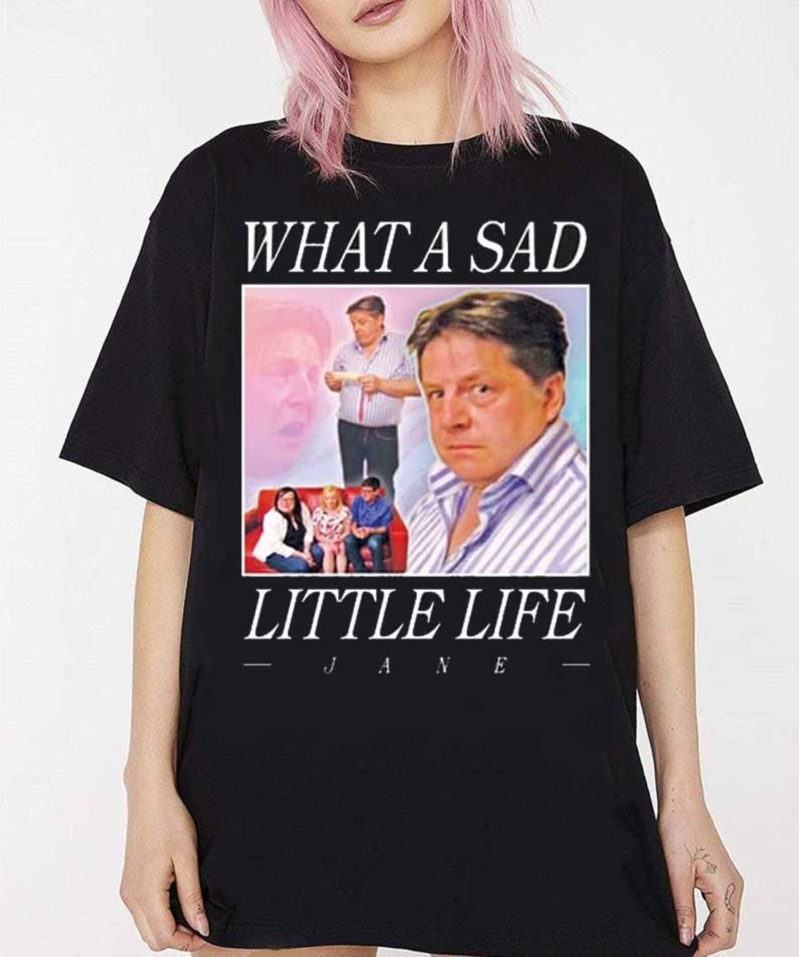 What A Sad Little Life Jane Shirt Jane Shirt Funny Meme Etsy