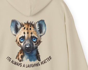 Hyena hoodie Cute Animal Hoodie Hyena shirt wild animal apparel gift for hyena lover laughing hyena hoodie gift funny Zoo shirt