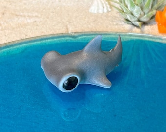 Cute Hammerhead Figurine Baby Shark Model Miniature Shark