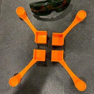 Nogi stabilizatora Xtool D1 Honeycomb Drukowane w 3D Dwa drzewa Wersja 400mmx400mm Pręty rejestrujące w kształcie plastra miodu Xtool Jig