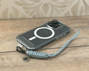 Polar Bear Keychain Paracord: Phone Lanyard Bear Keychain Polar Bear Lanyard Paracord Polarbear Keychain Ice Bear Wristlet Arctic Bear lover