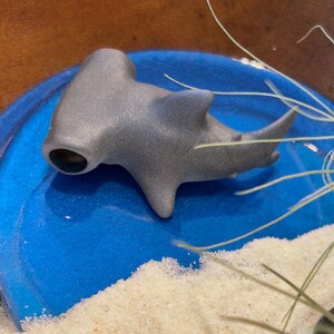 Cute Hammerhead Figurine Baby Shark Model Miniature Shark Hammerhead
