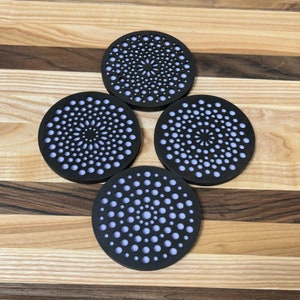 Wooden Coaster set Epoxy and Wood Coasters contemporary design drink coasters coaster set gift