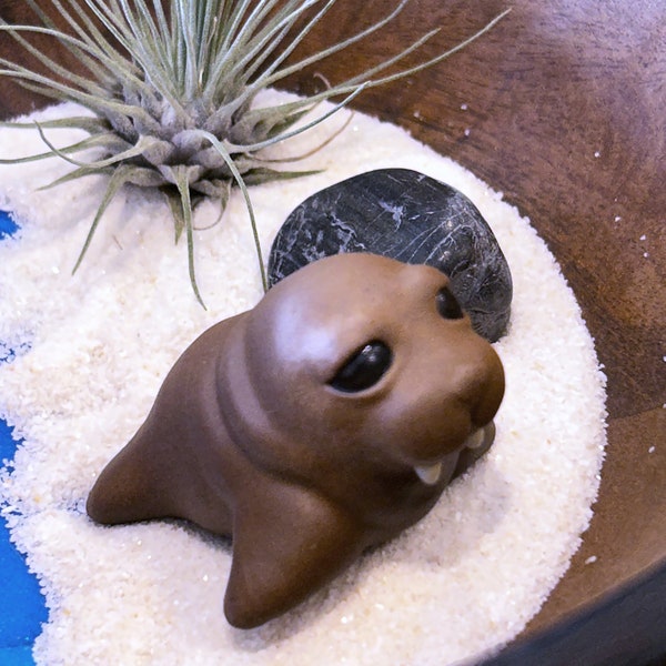 Walrus figurine baby Walrus model miniature Walrus gift figurine