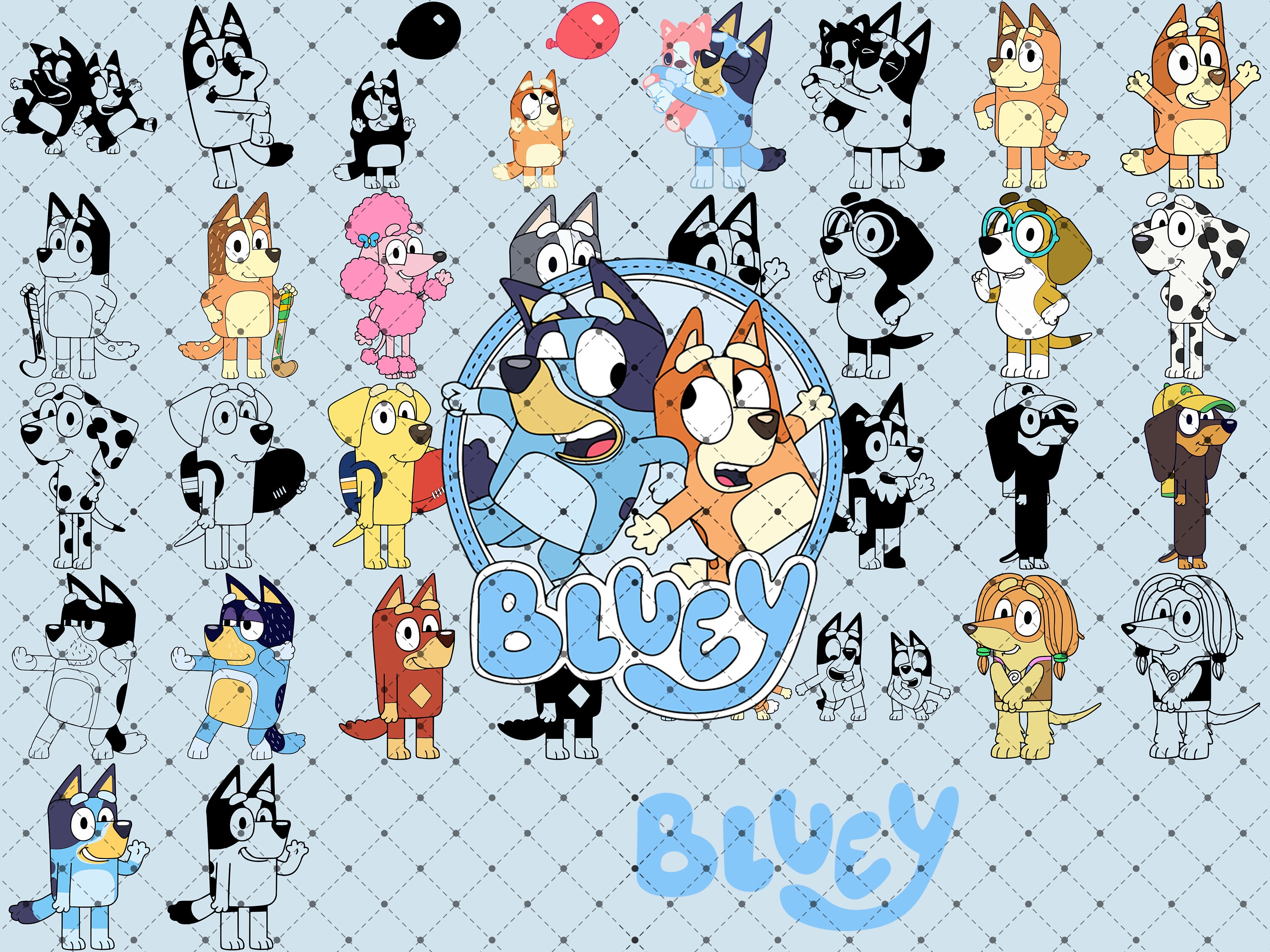 Download Bluey SVG Bundle Bluey SVG Bingo SVG Bluey Birthday Bluey ...