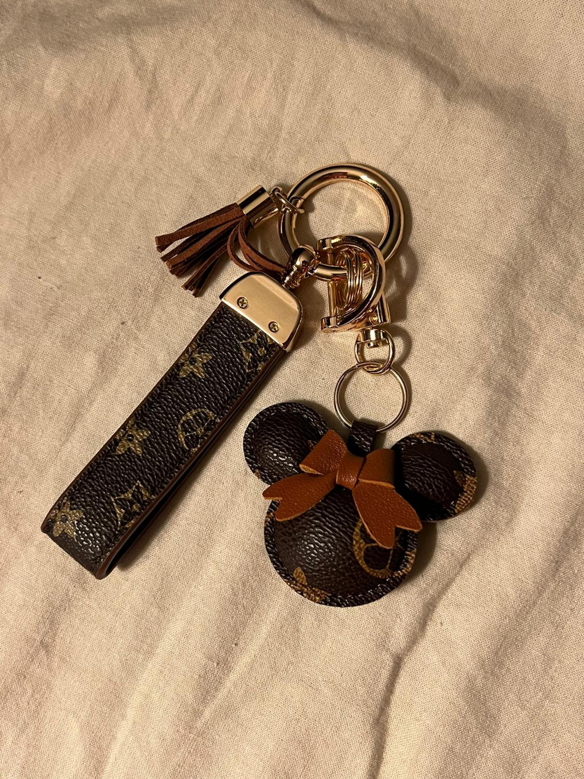 Upcycled Louis Vuitton Smart Squirrel Keychain - LingSense