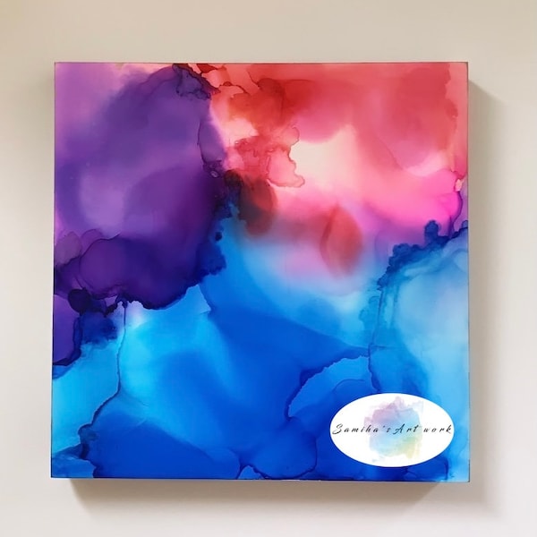 Alcohol Ink Painting Etsy Canada