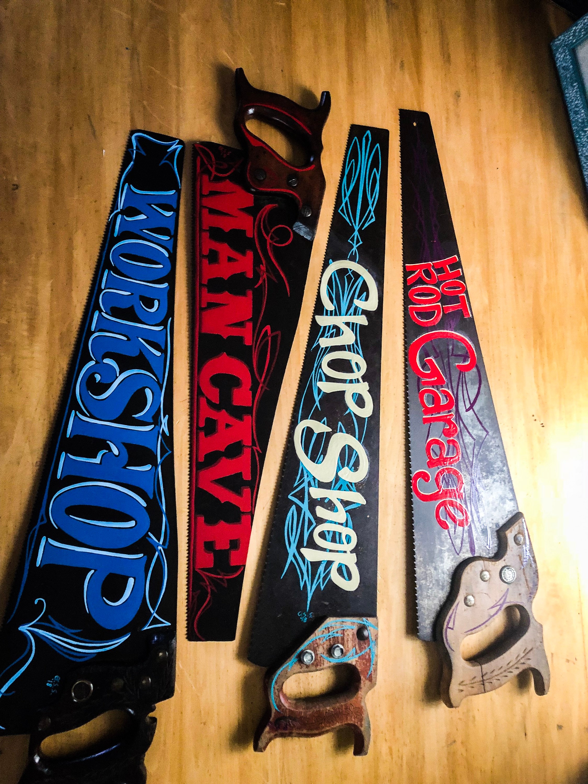 Hand painted saws for on sale sale