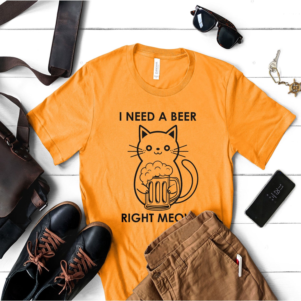Cat Beer Shirt I Like Beer And My Cat Shirt Beer Shirt Etsy
