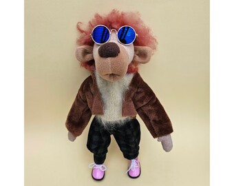Ready to ship, Dog plushie, custom toys, knitted toys animals, Toys for kids, baby shower gift handmade hypoallergenic toys