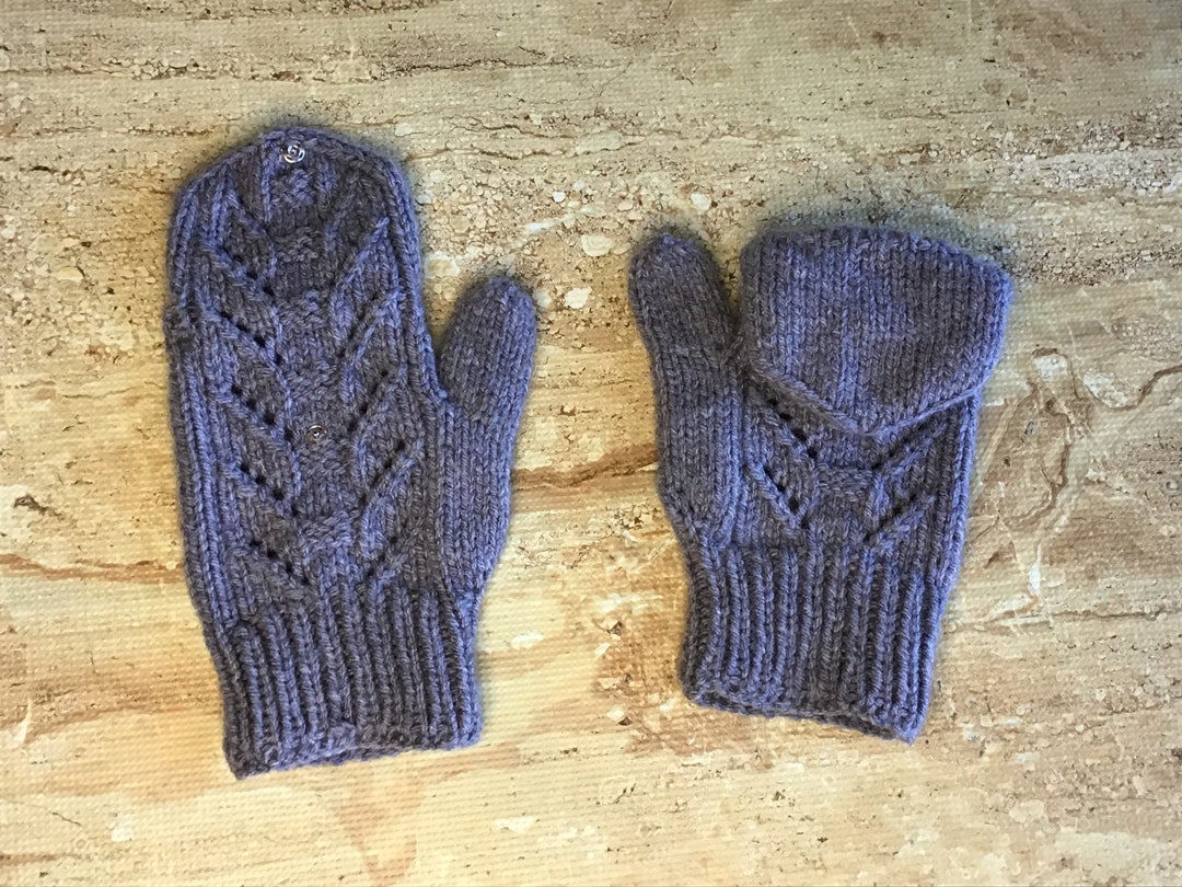 Cool Breeze Flip Top Mittens Knitting Pattern Australia