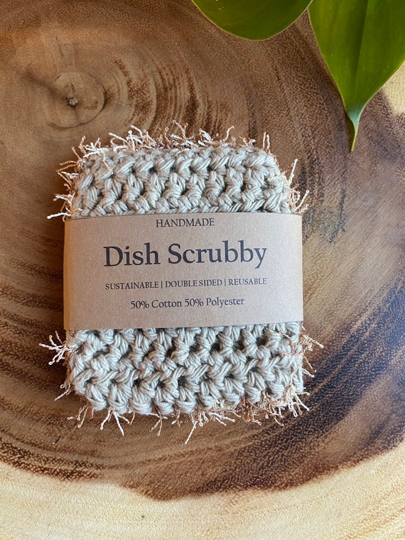 6Pack Swedish Dishcloths+1 Dish Scrubber]Natural Reusable Kitchen Towel  Dishrag