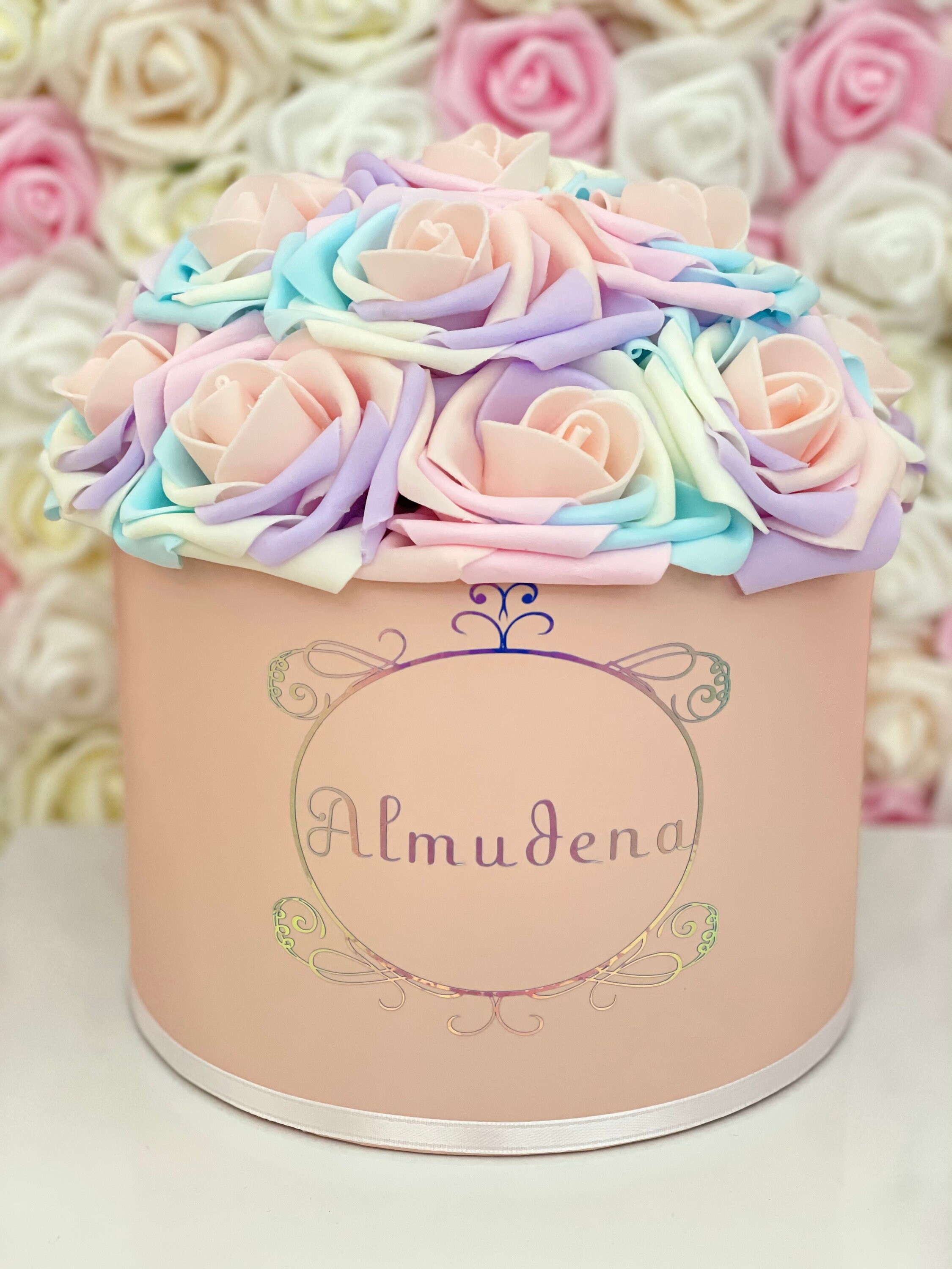 Hat Box Bouquet Etsy