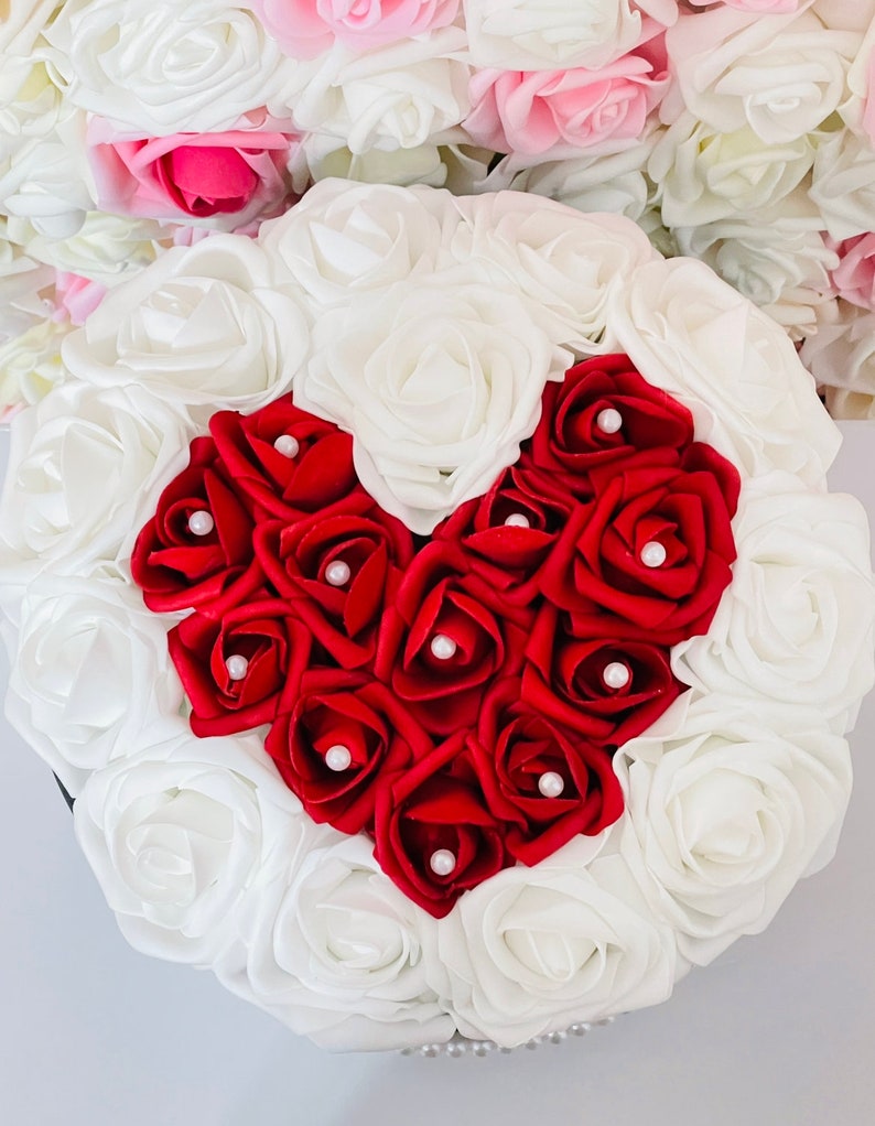 Hat Box Bouquet Etsy