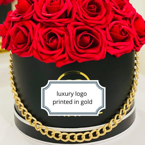 Flower Hat Box Rose Hat Box Flower Bouquet Housewarming Etsy UK