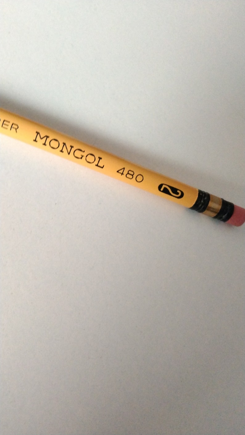 Mongol 480 N.2 Eberhard Faber Versión Redonda / Round Shape Etsy