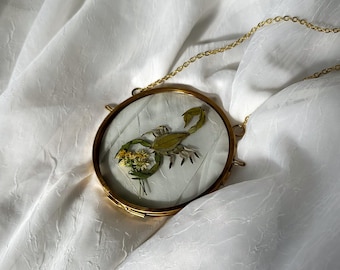 Botanical Scorpion | Pressed Flower Frame | Botanical Bug | Wall Decor |