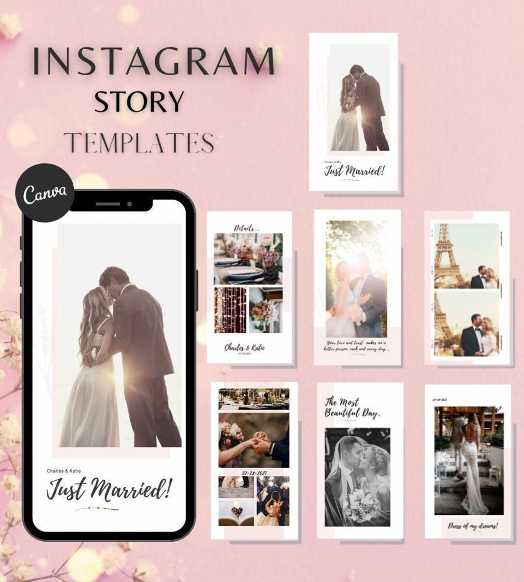 Canva Instagram Story Template Pack Social Media - Etsy