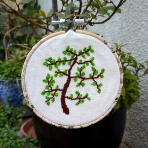 A Simple Plant Cross Stitch Pattern