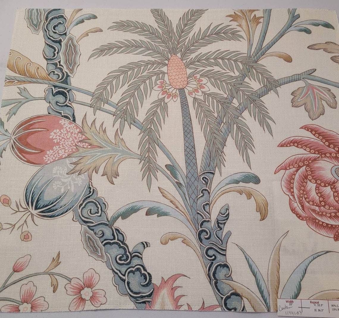 Cowtan and Tout Designer Fabric Sample Remnant ARABELLA Etsy