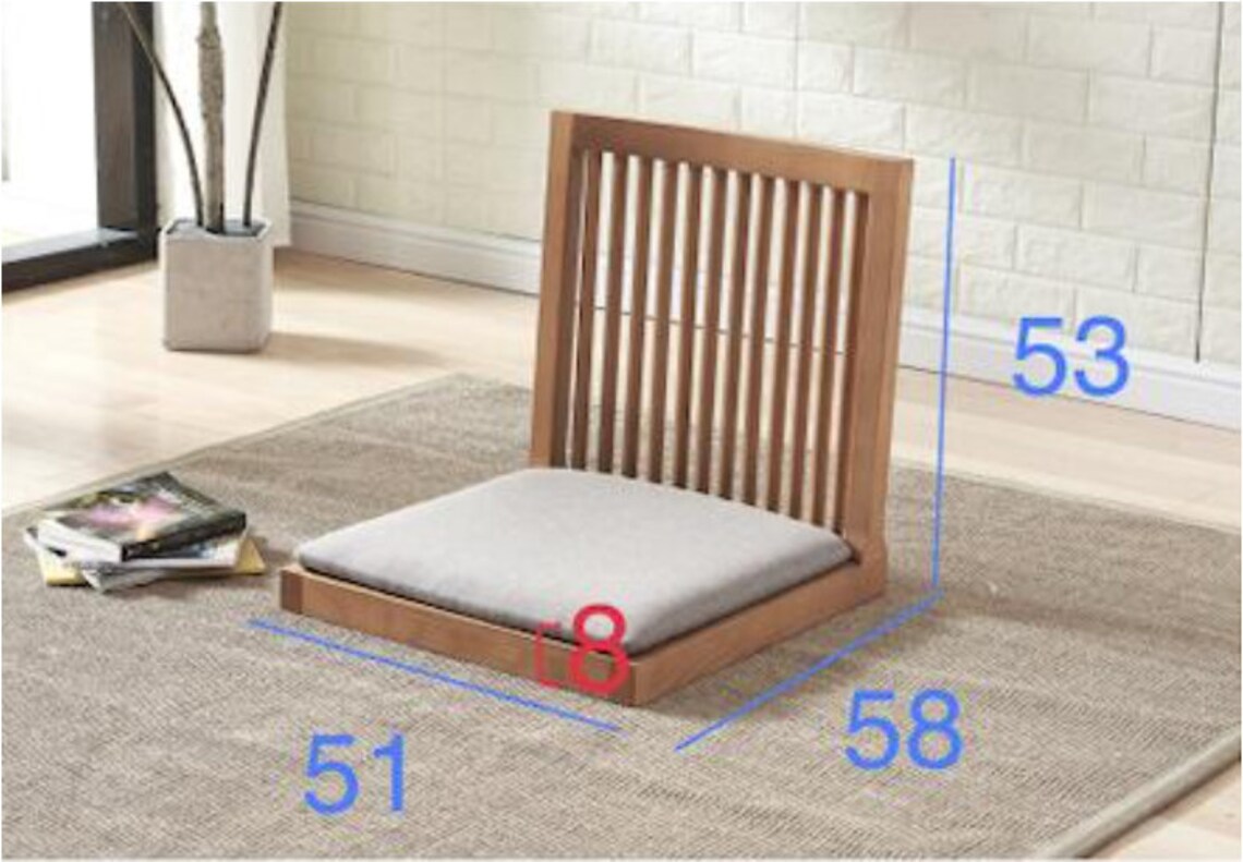 Zaisu legless japanese floor chair Etsy