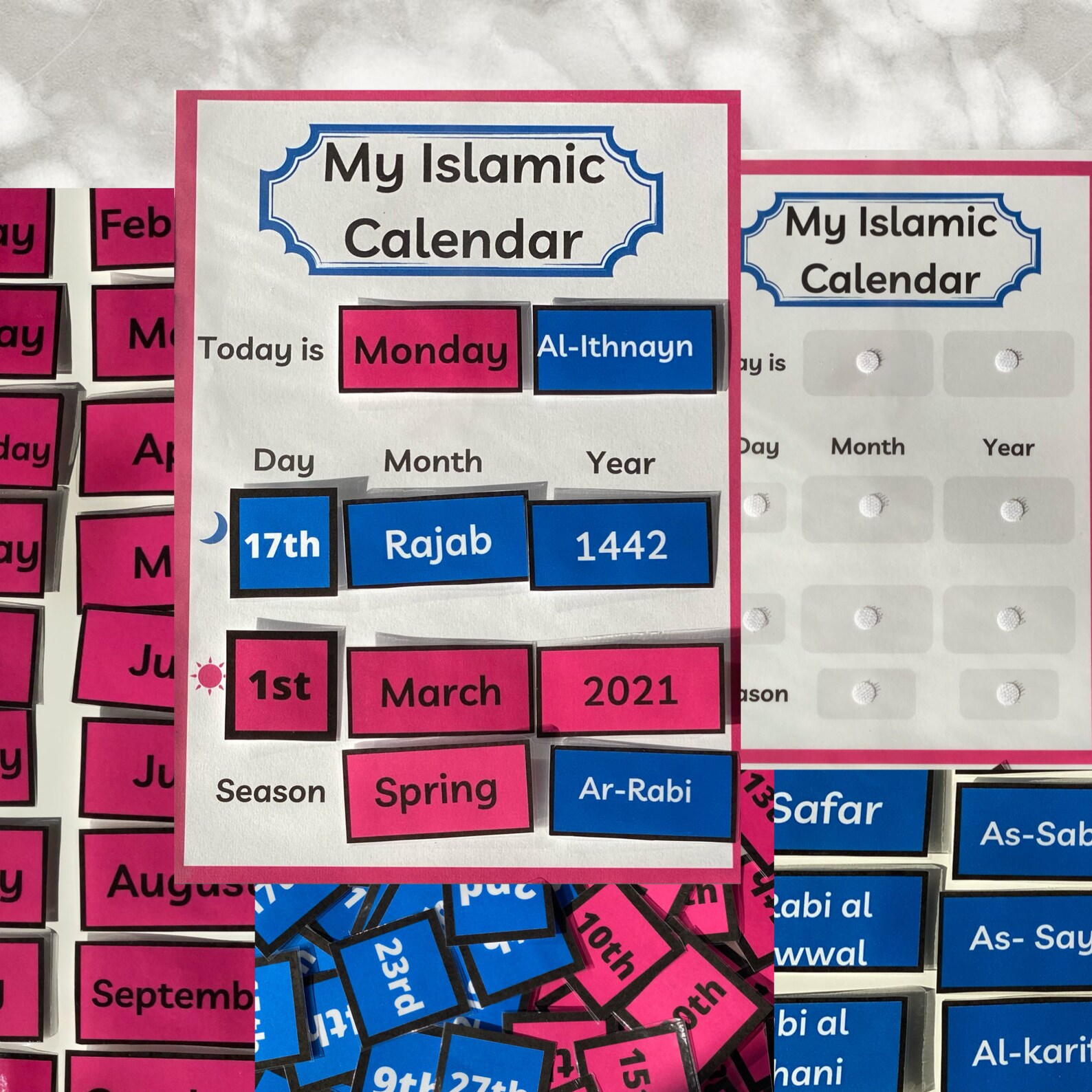 Islamic/Gregorian Interactive Calendar  Etsy
