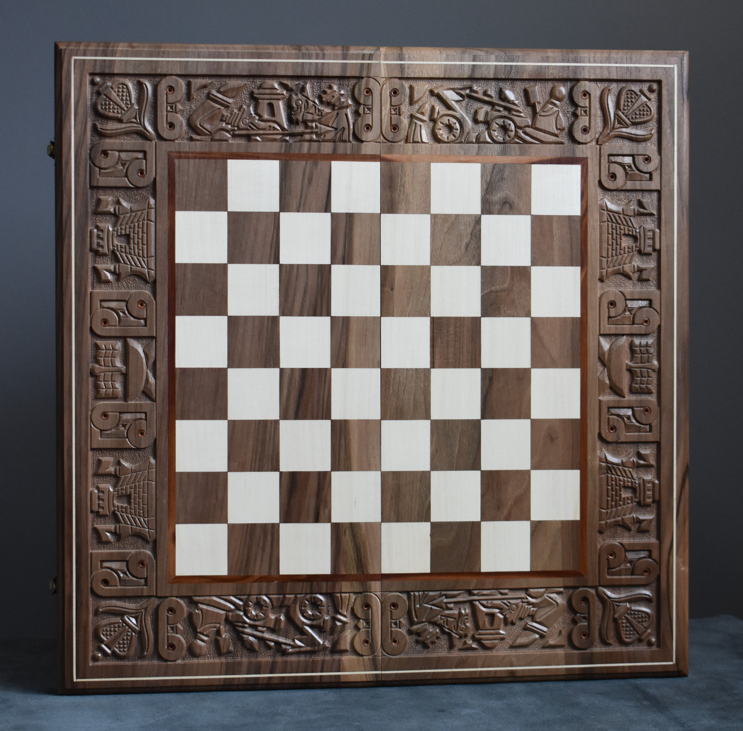 Handmade Chess Board Handcrafted Large Chess Set With Board 