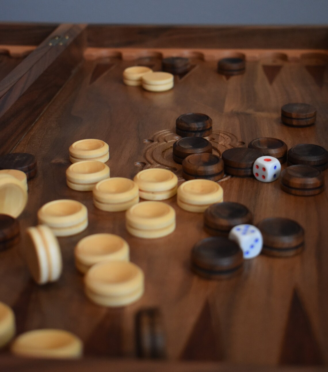 Large Chess Set With Board, Wooden Chess Game, Handmade Chess Board Handcrafted, Luxury Chess ...