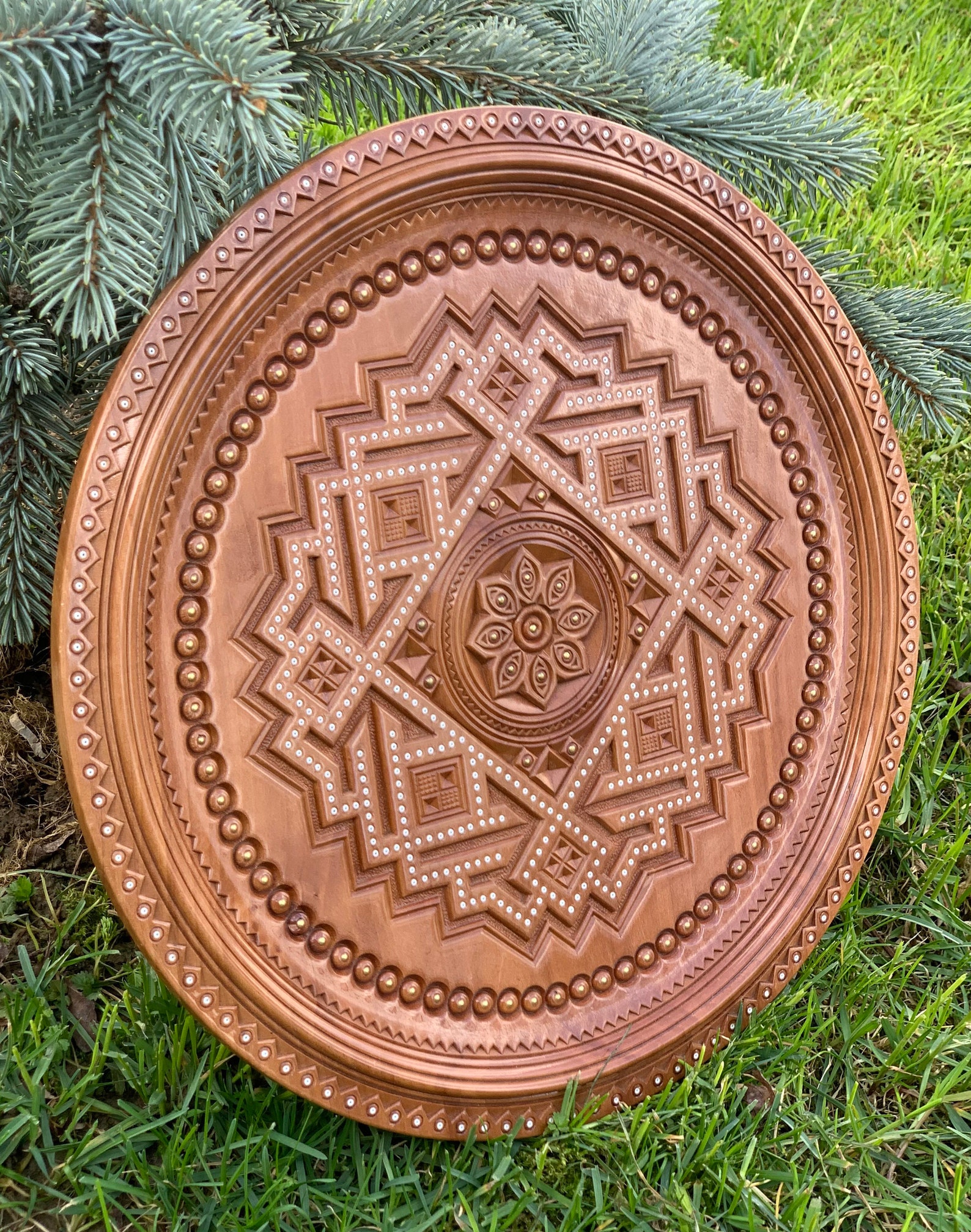 Carved Wooden Plate Wall Hangings Home Decor Wall Decor Etsy