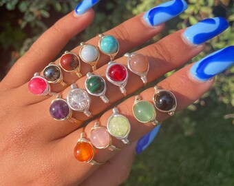 crystal rings for sale