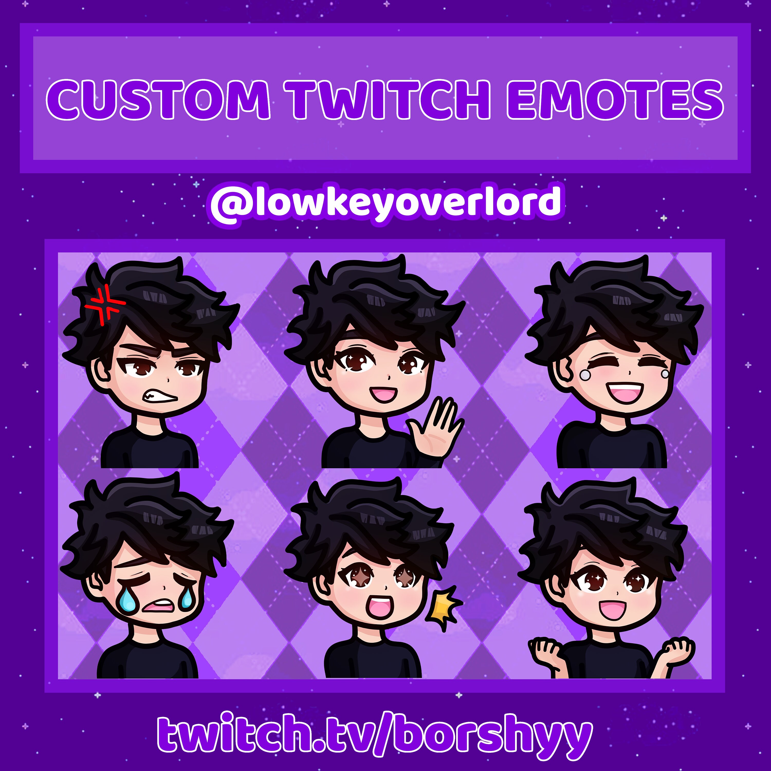 Custom Twitch Emotes | Etsy