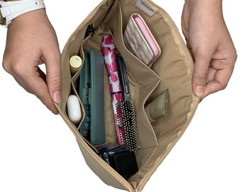 Slim Purse Organizer Zippered Insert Handbag Shaper Organizer