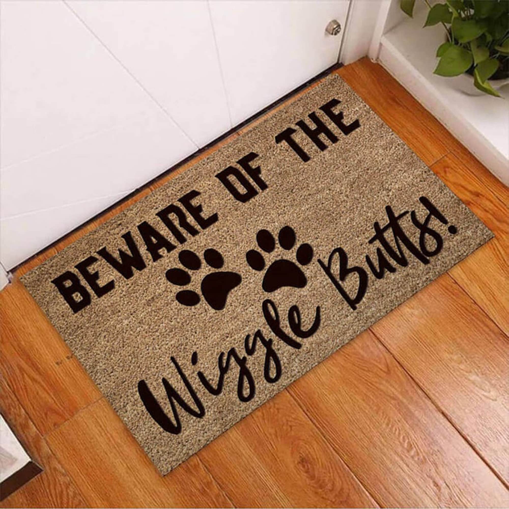 Hüten Sie sich vor Wiggle Butts Fußmatte Hund Pfote Etsy