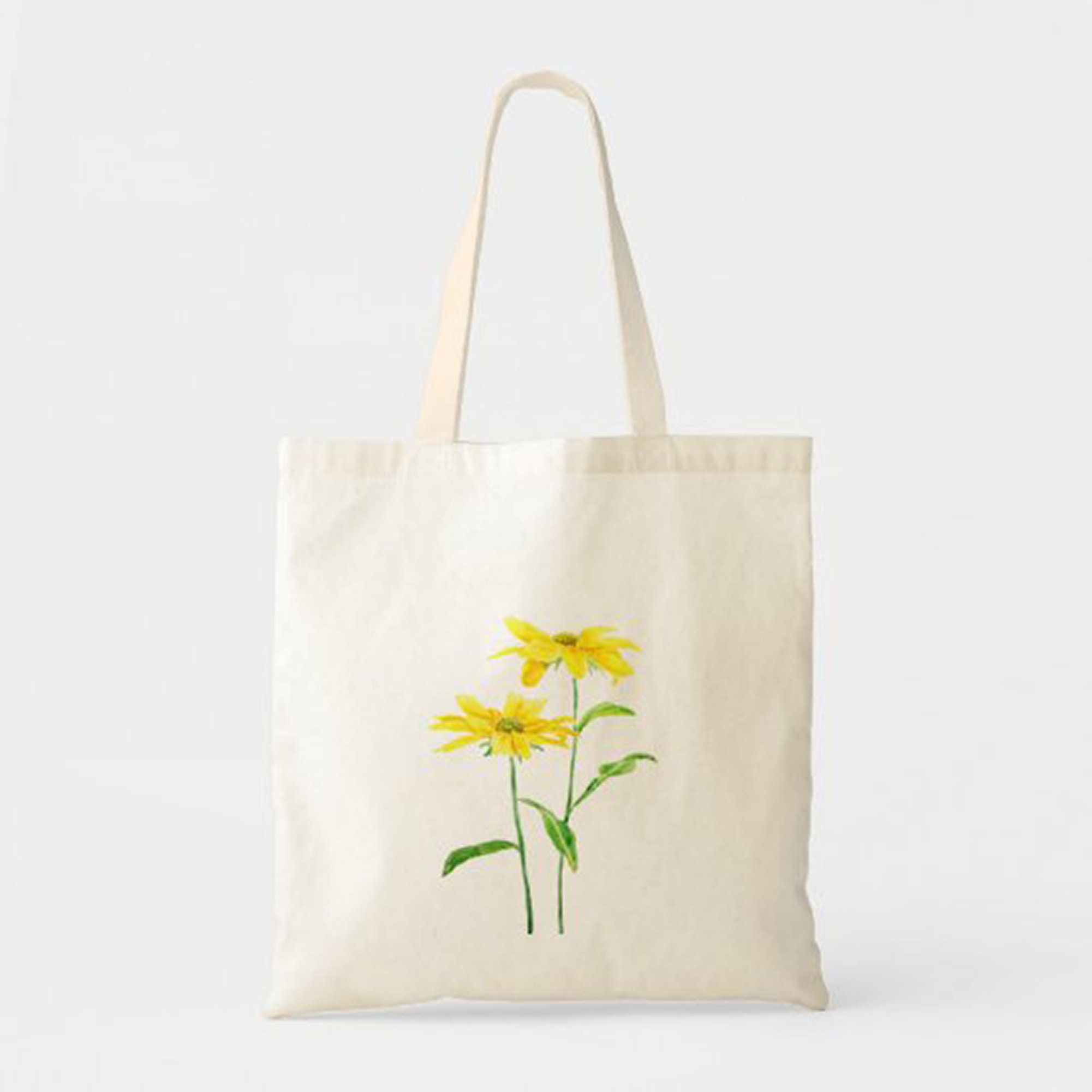 Yellow Daisy Tote Bag Daisy Flower Lover Daisy Women Canvas | Etsy