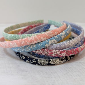Fabric Headband | Liberty of London | Girls Headband | Womens Headband | Thin Headband | Skinny Headband | Gift for Girls | Back to School