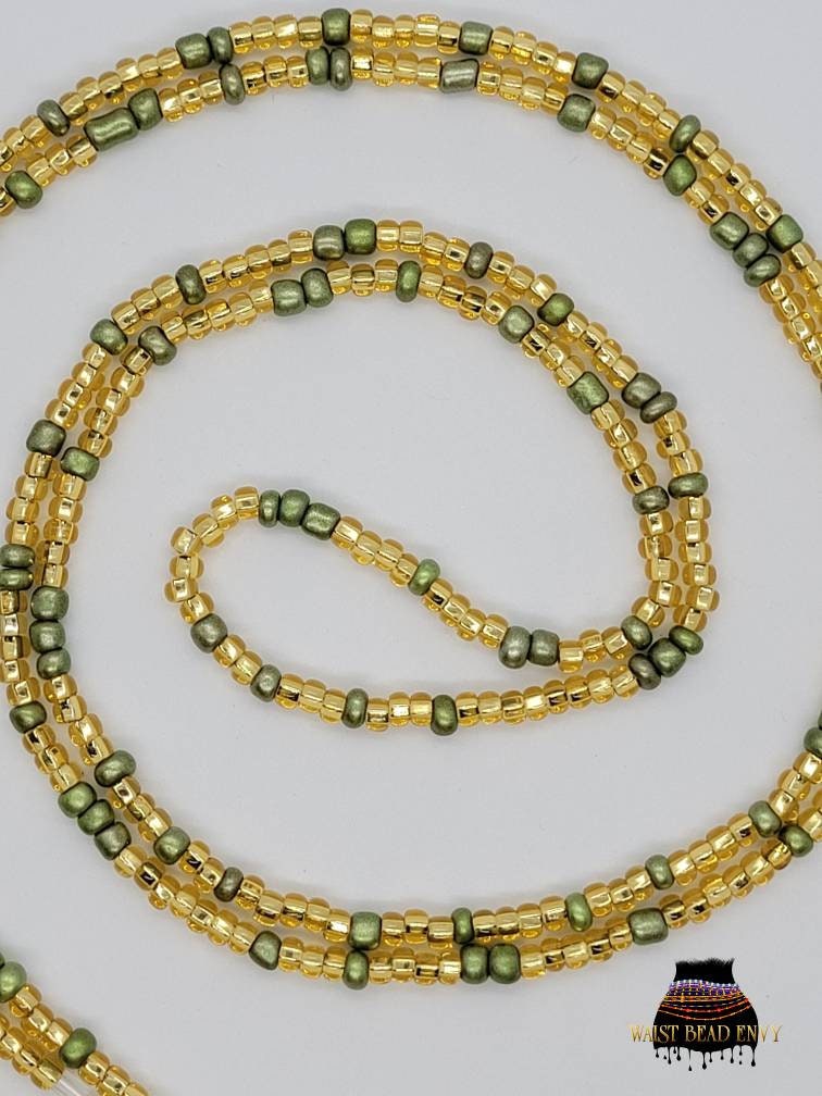 Golden Goddess Waist Beads Gold & Bronze Waist Beads Beaded Chain Fitness Beads Waist Trainer Etsy