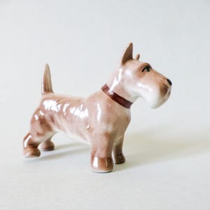 Vintage puppy, Hungarian Aquincum porcelain dog,lovely animal figurine, dog,puppy,Scottish terrier   FREE SHIPPING WORLDWIDE