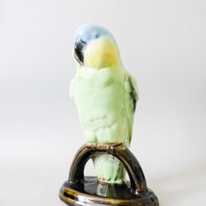 Large vintage porcelain parrot,bird  figurine FREE SHIPPING WORLDWIDE