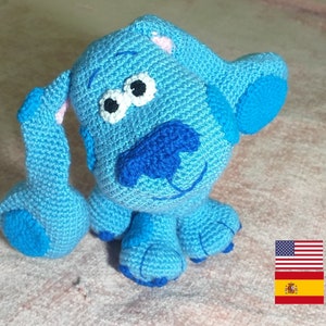 Amigurumi Pattern Glues Blue / Patron Amigurumi Blue (Blue Clues) PDF