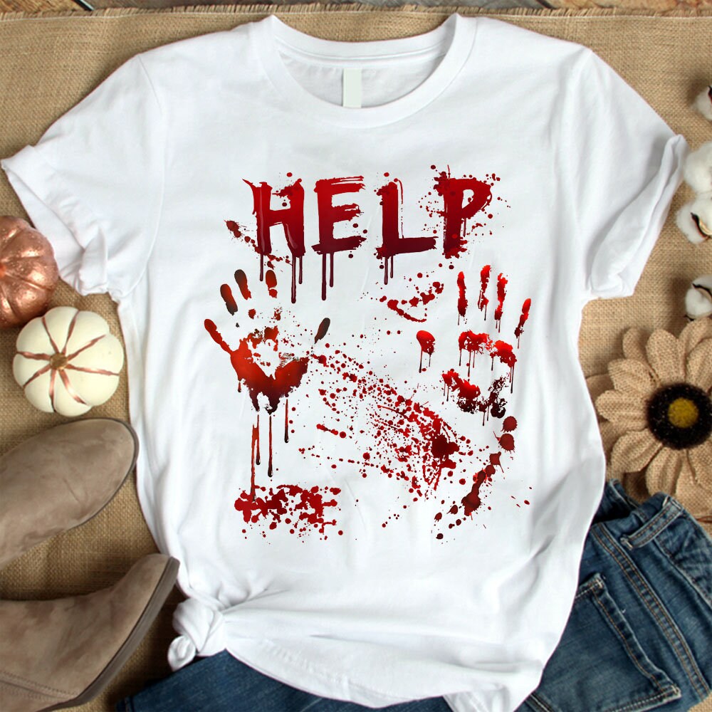 Discover Halloween Party Blutige Hände Tshirt