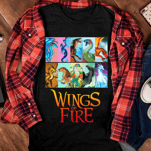 Vintage Wings Of Fire Shirt, Vintage Wings Of Fire All Together Gift For Men Women Kids Tshirt