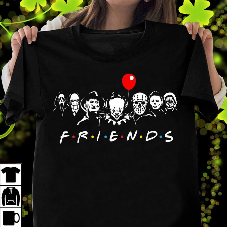 Halloween Shirt, Halloween Gift, Halloween Party Shirt, Halloween Party Gift, Horror Movie Halloween Friends Tshirt Sweatshirt Gifts 