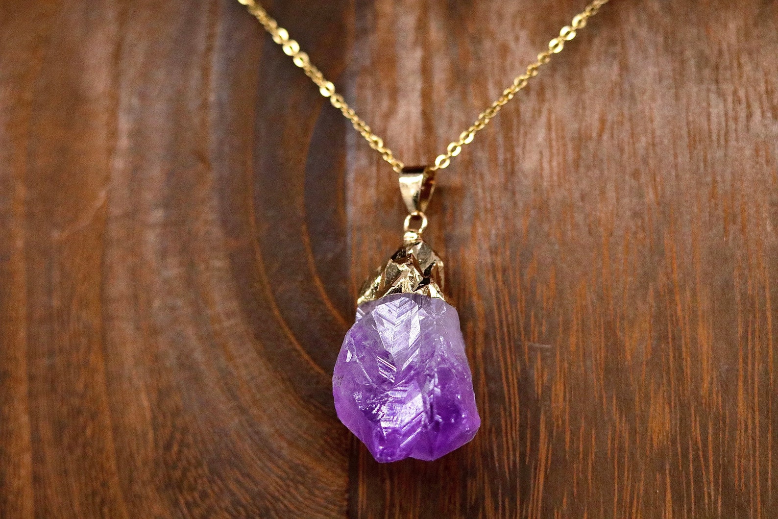 raw amethyst necklace gold raw amethyst necklace gold