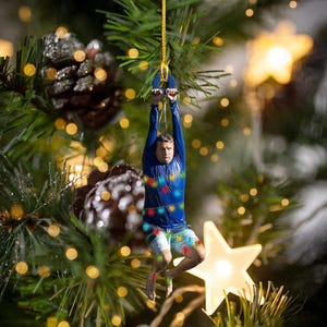 Ich denke, Sie sollten Ornament verlassen, Tim Robinson, ITYSL, Zip Line, Itysl Zipline Ornament, lustige Gag-Geschenke, Zipline Ornament