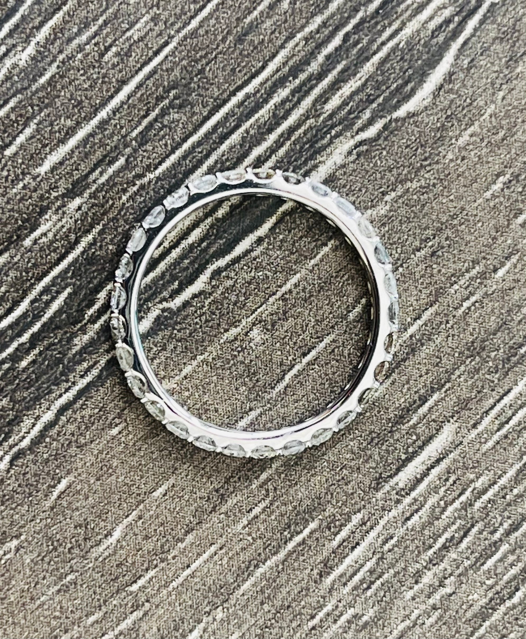 Salt Pepper Eternity Ring Gray Diamond Ring/0.75ct Salt Pepper Etsy