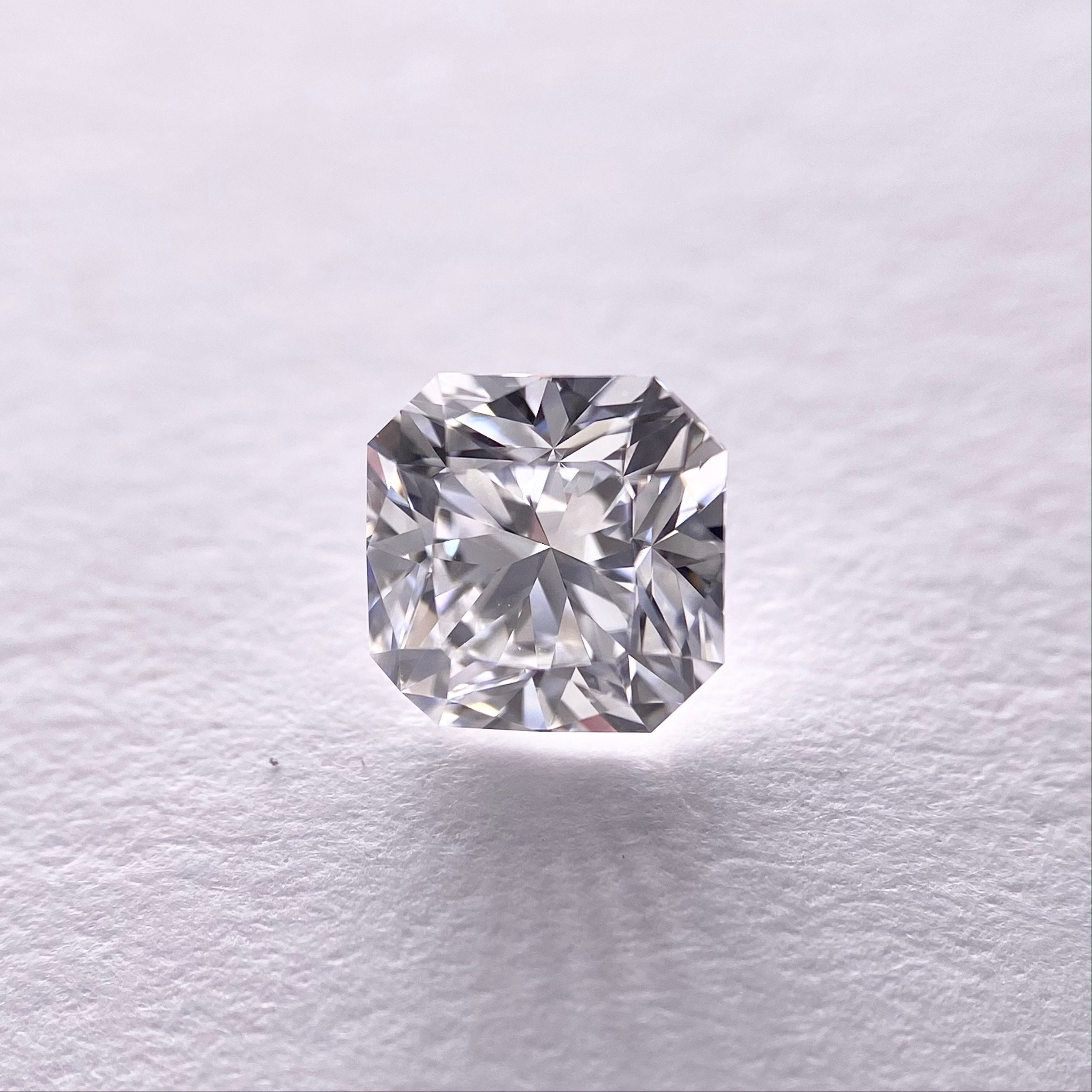 Cut Corner Square Diamond 0.61CT 100 Natural Diamond/hearts Etsy UK