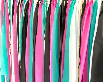 Tik Tok Birthday Backdrop | Girl Birthday | Fringe Backdrop | Bachelorette | Party Decor | Photo Booth | Streamers