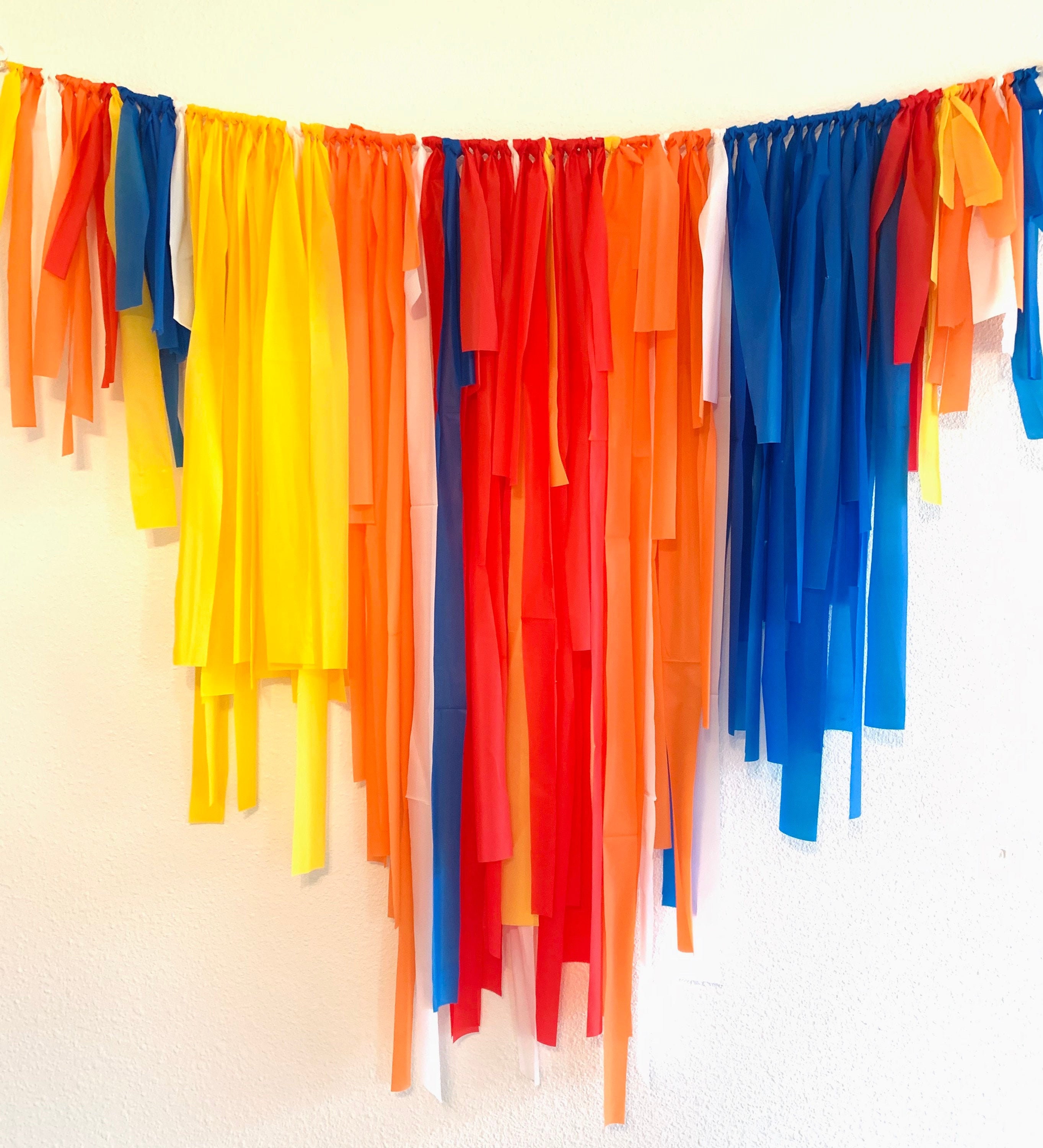 Tablecloth Fringe Backdrop Rainbow Fringe Fringe Etsy