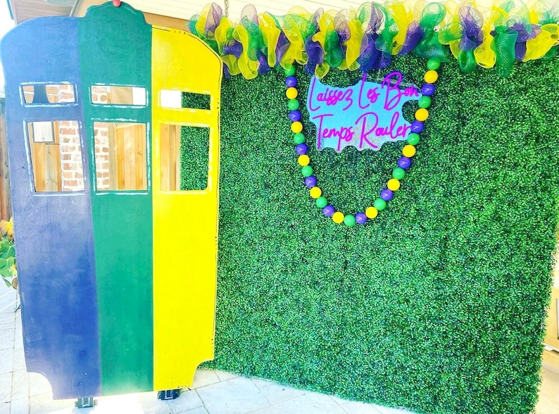 Mardi Gras Jumbo Bead Garland Heavy Duty Commercial Grade Etsy